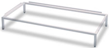 Desiccator Stand, Powdercoated Steel, White Micron-Aire
